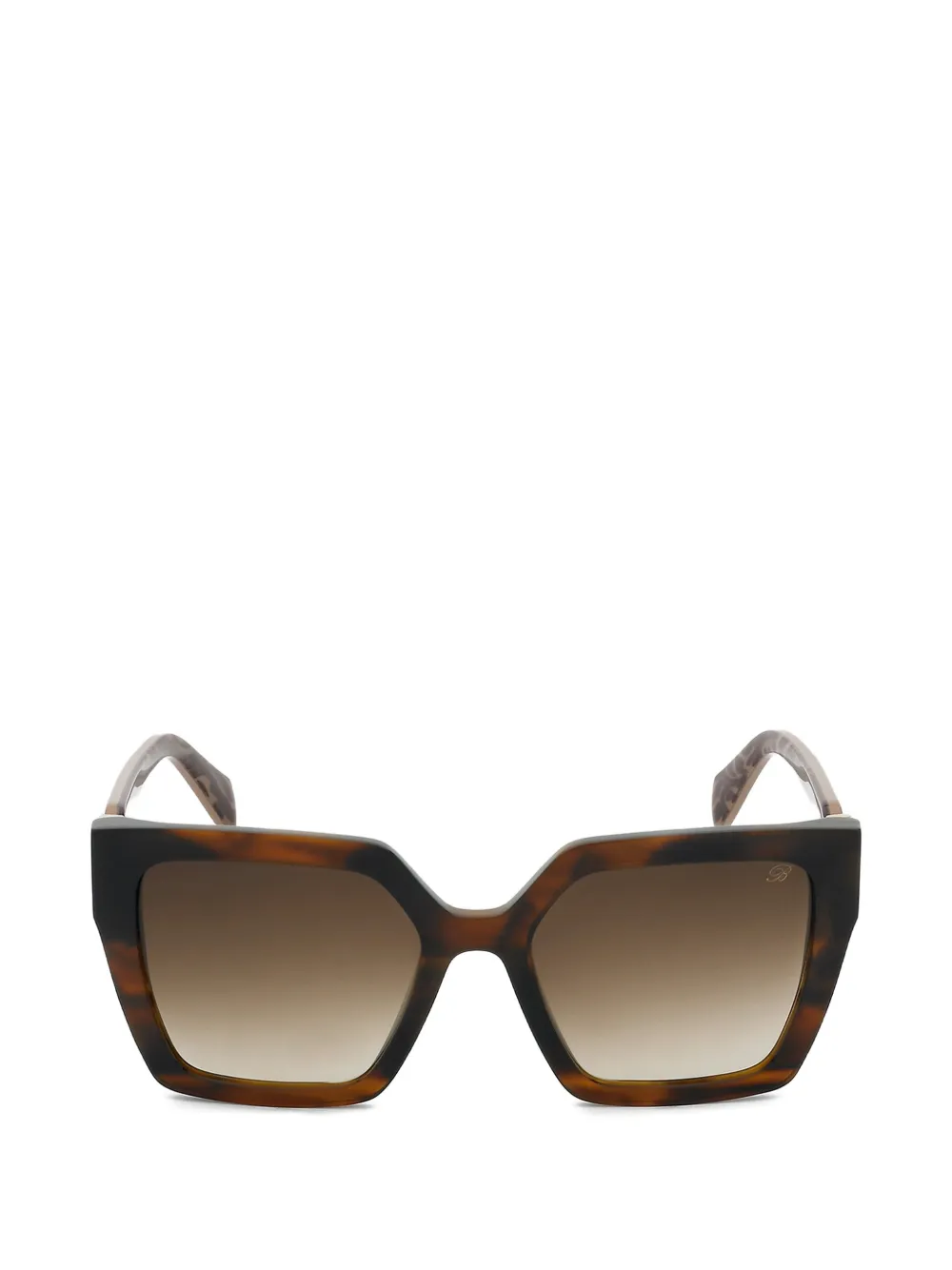 Blumarine square-frame sunglasses - Braun