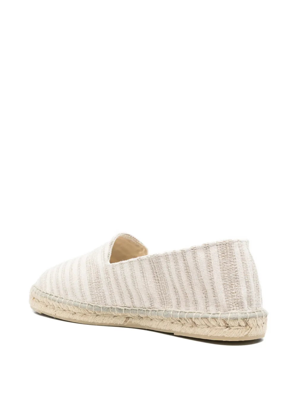 Manebi Gestreepte espadrilles Beige