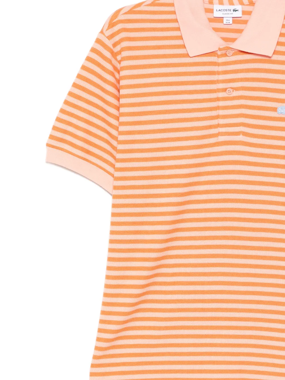 Lacoste ストライプ ポロシャツ | オレンジ | FARFETCH JP