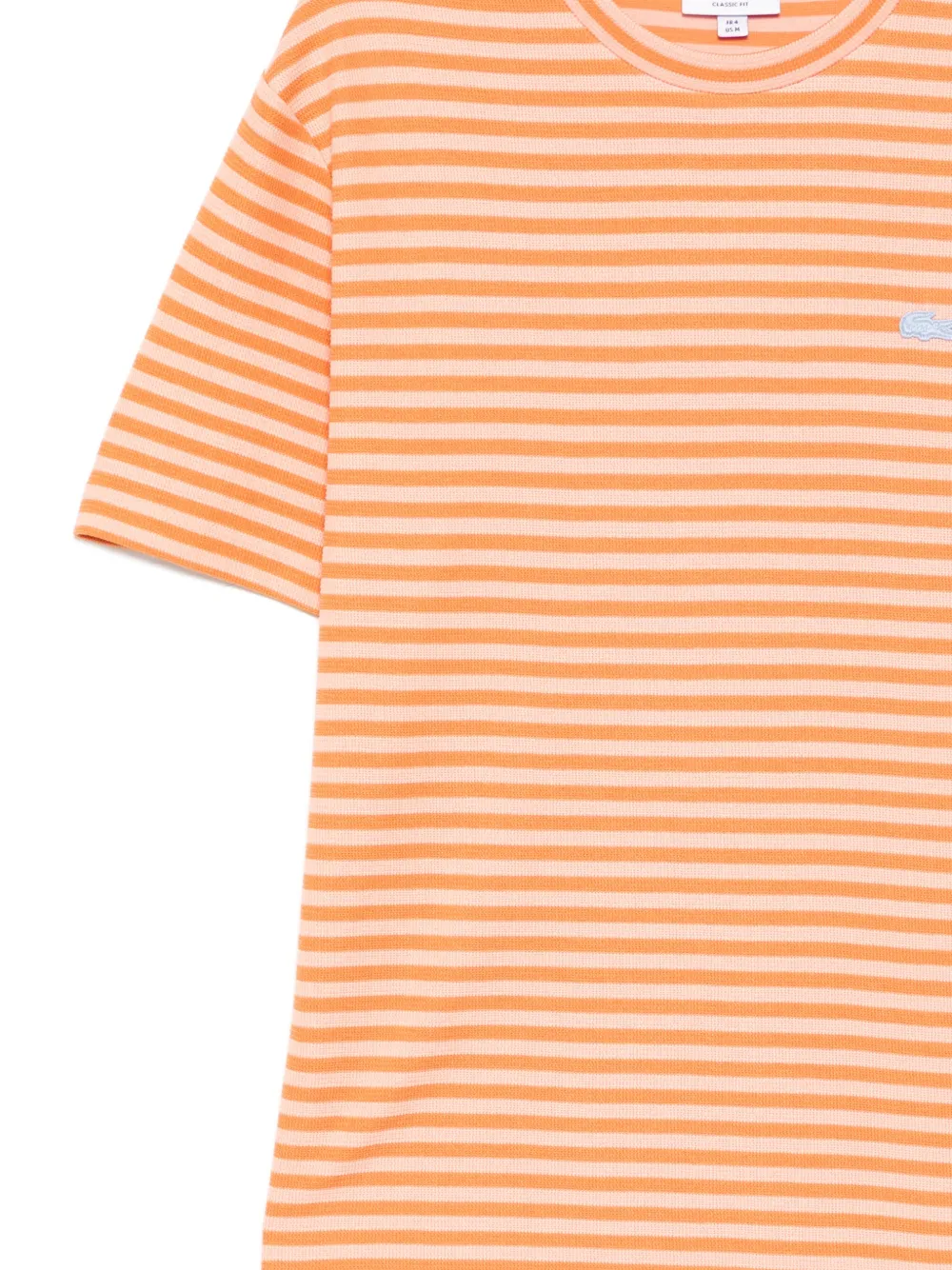 Lacoste Gestreept T-shirt Oranje