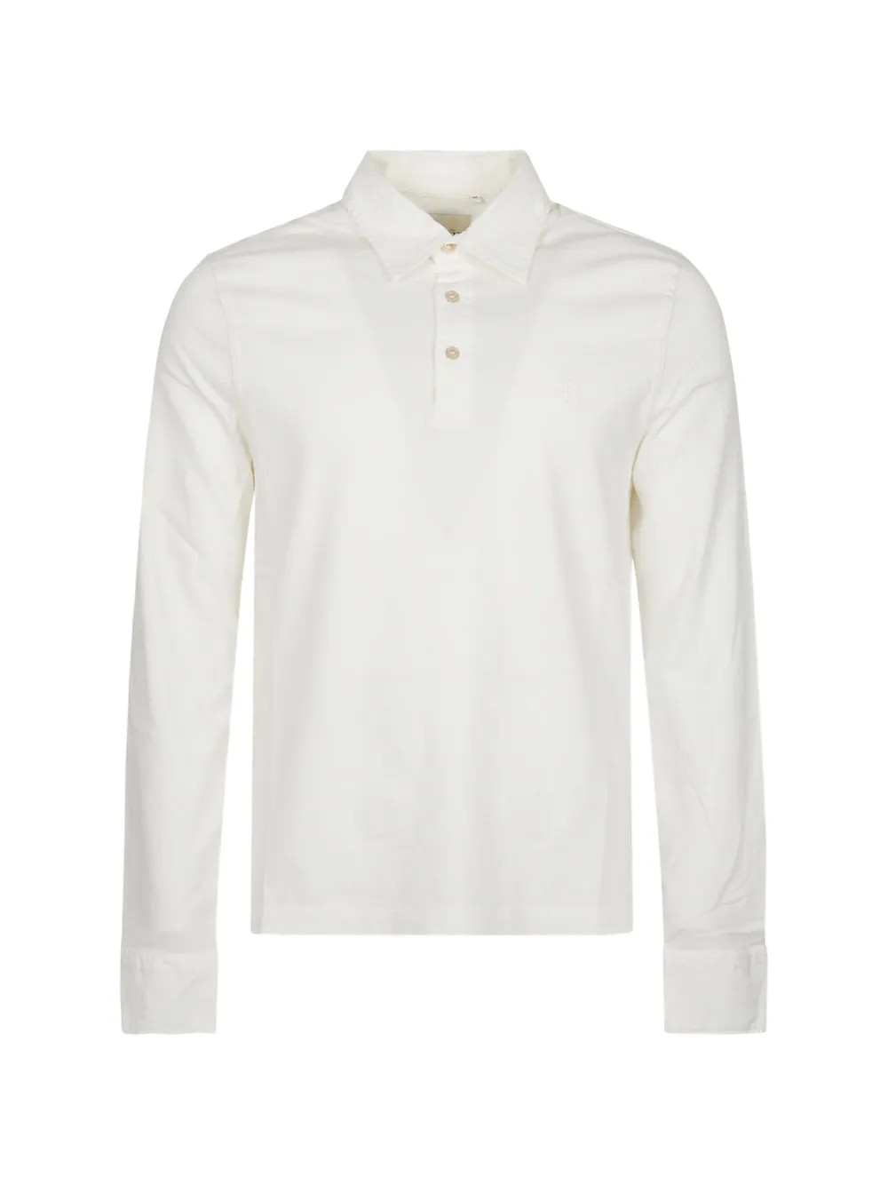 Ballantyne long-sleeved polo shirt - Bianco