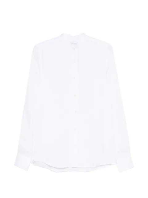 Tagliatore Cannes band-collar long-sleeve shirt