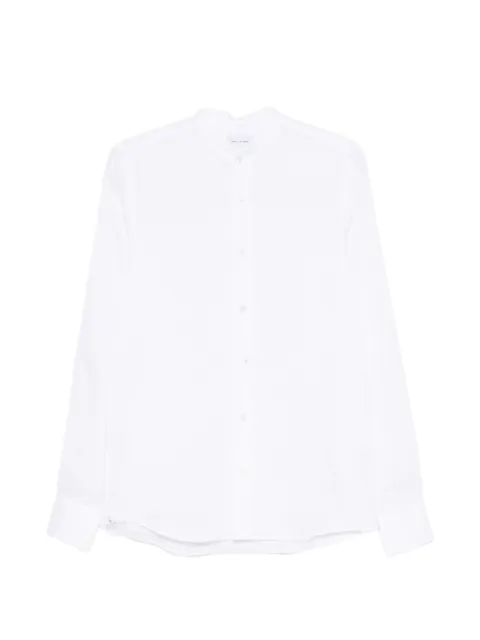 Tagliatore Cannes band-collar long-sleeve shirt