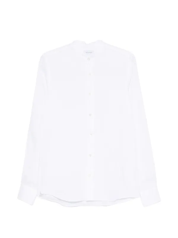【TAGLIATORE】白バンドカラーシャツ Tagliatore Cannes バンドカラーシャツ | ホワイト | FARFETCH JP