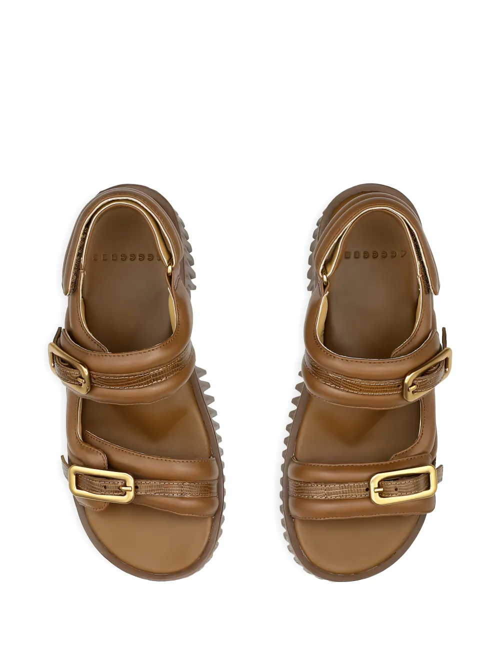  4ccccees 70mm Kiko Heeled Sandals - Brown 
