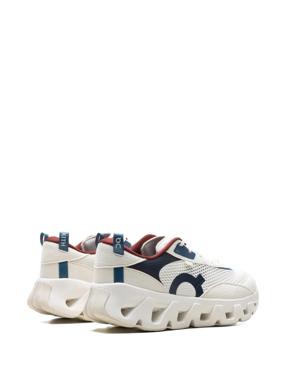 KITH x On K-Tech 2 low-top sneakers met logo Beige