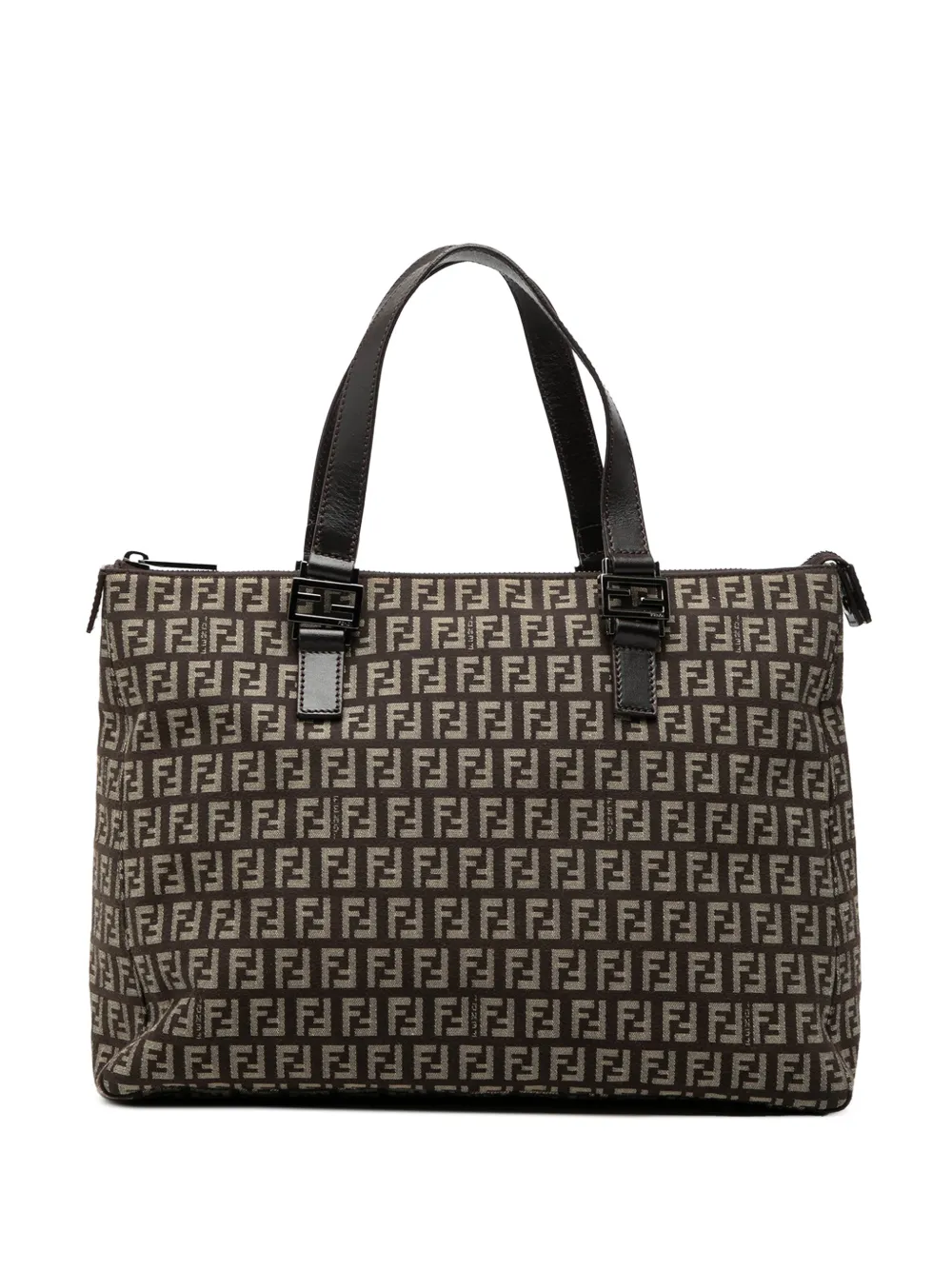 Fendi Pre-Owned 2000-2010 Zucchino Canvas tote bag - Marrone