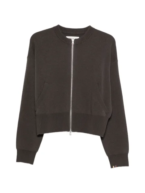 extreme cashmere Nº478 Xtra Fun zip-up cardigan