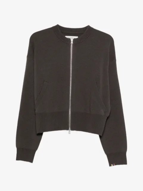 extreme cashmere Nº478 Xtra Fun zip-up cardigan