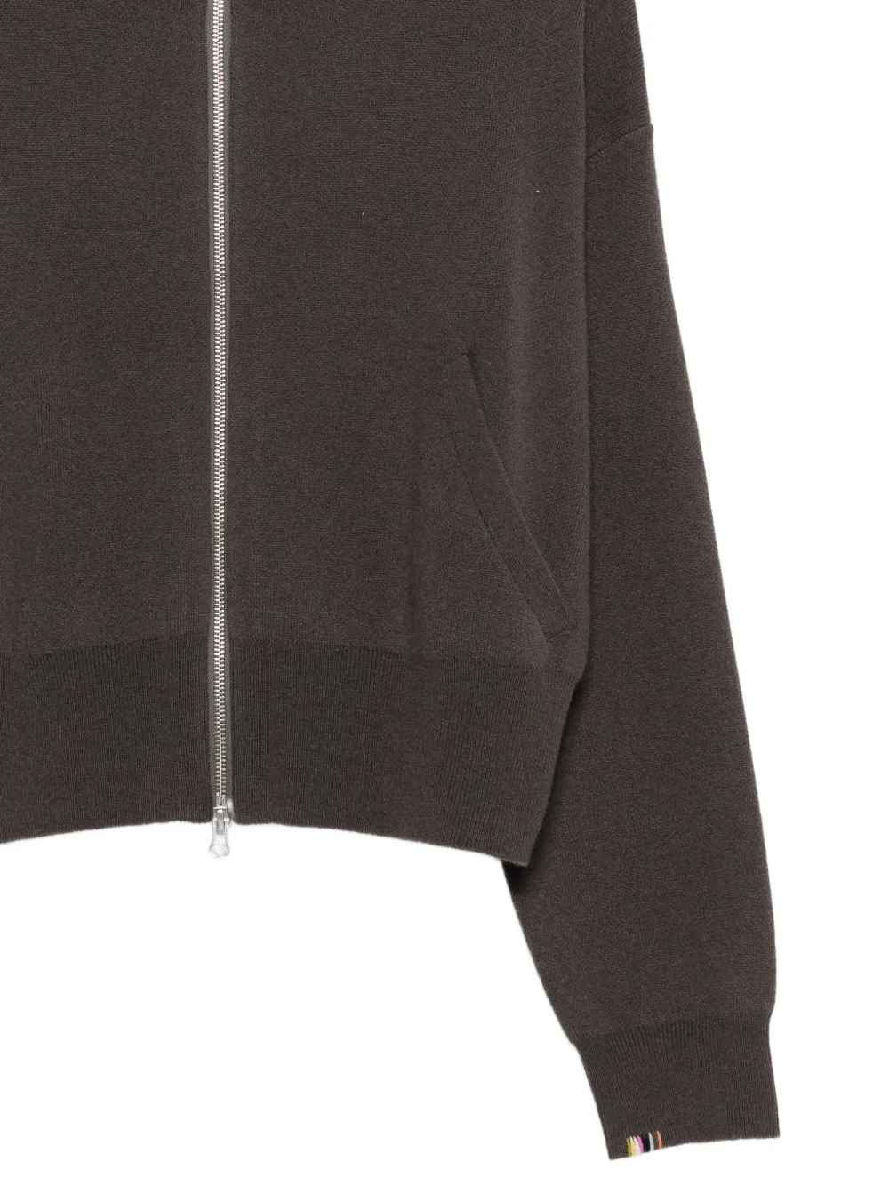 extreme cashmere Nº478 Xtra Fun vest met rits Bruin
