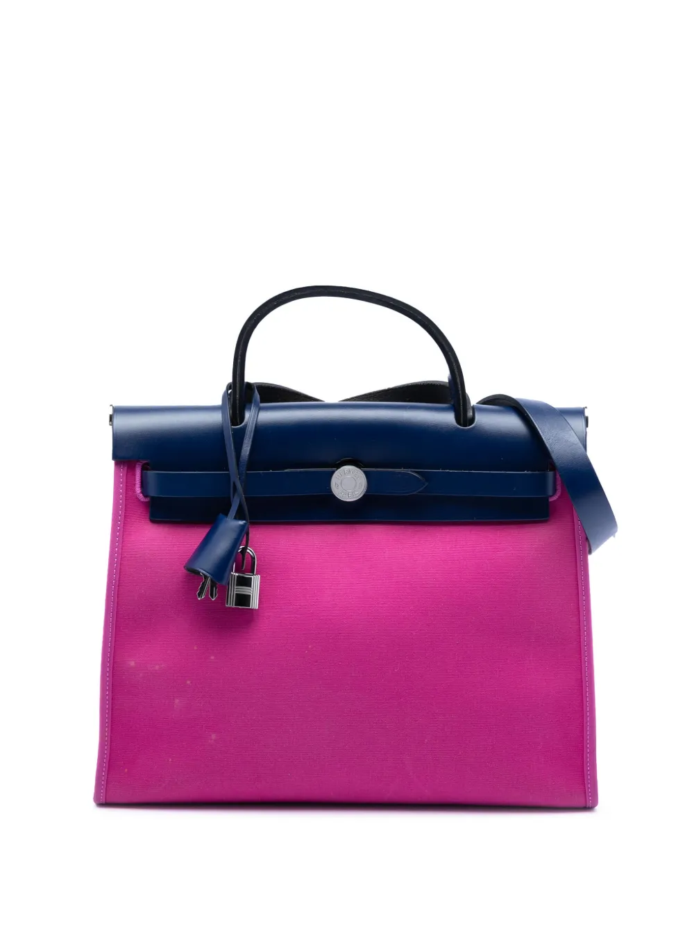 Hermès Pre-Owned 2018 Toile Herbag Zip 31 satchel - Rosa