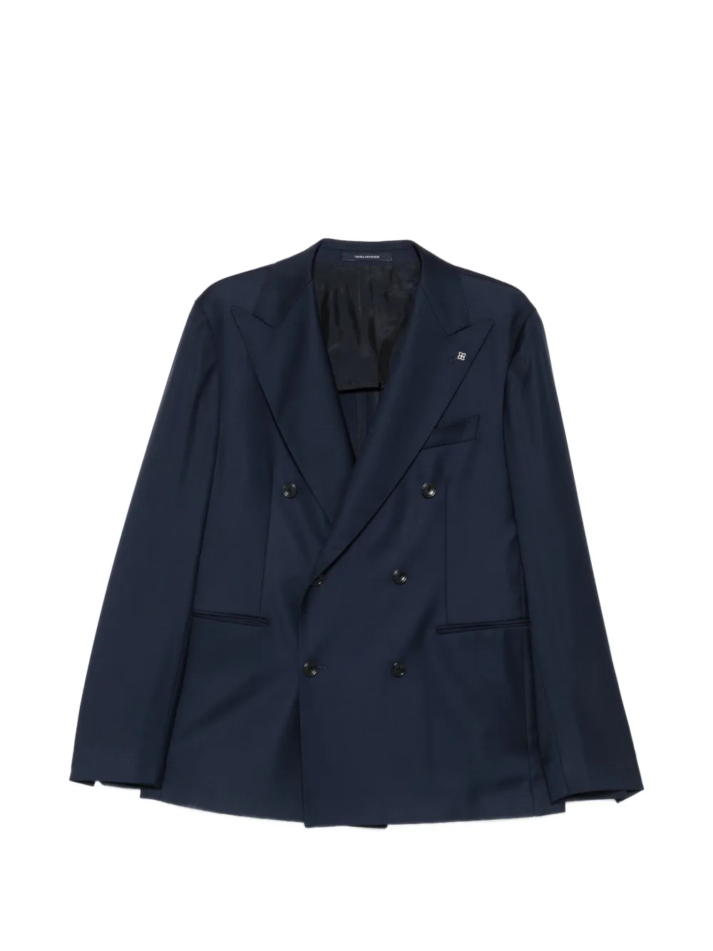 Tagliatore double-breasted peak-lapel suit - Blu
