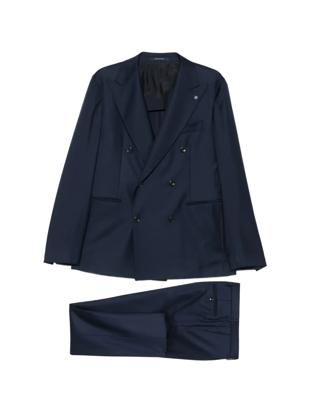 Tagliatore double-breasted peak-lapel suit - Blu