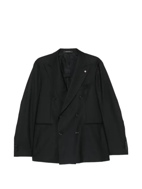 Tagliatore double-breasted peak-lapel suit