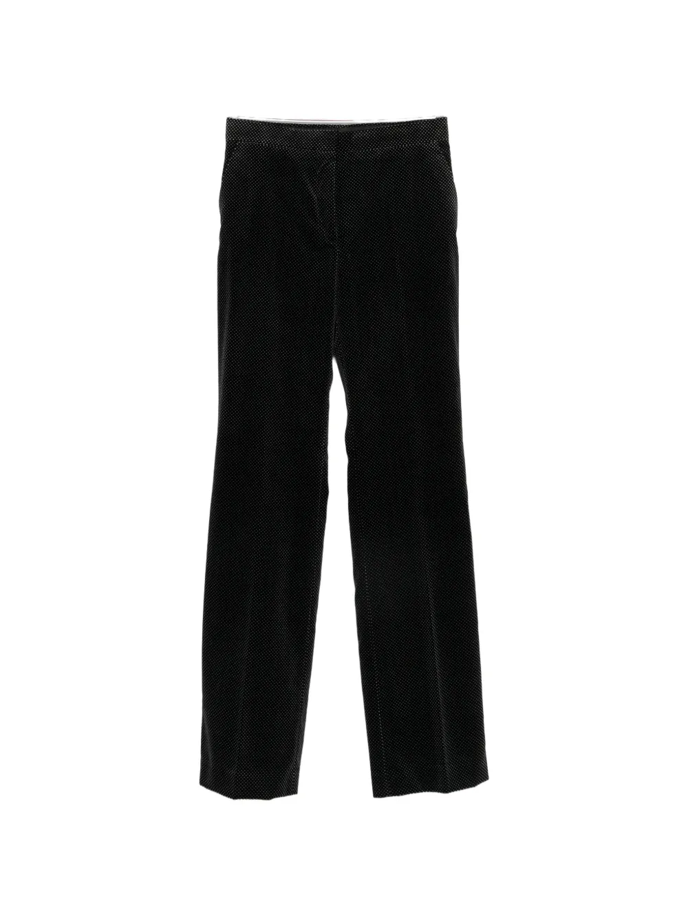 TOM FORD polka-dot velvet trousers - Schwarz