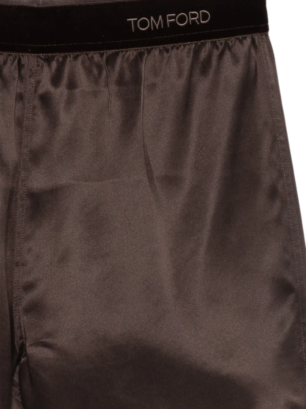TOM FORD Gestreepte shorts Bruin