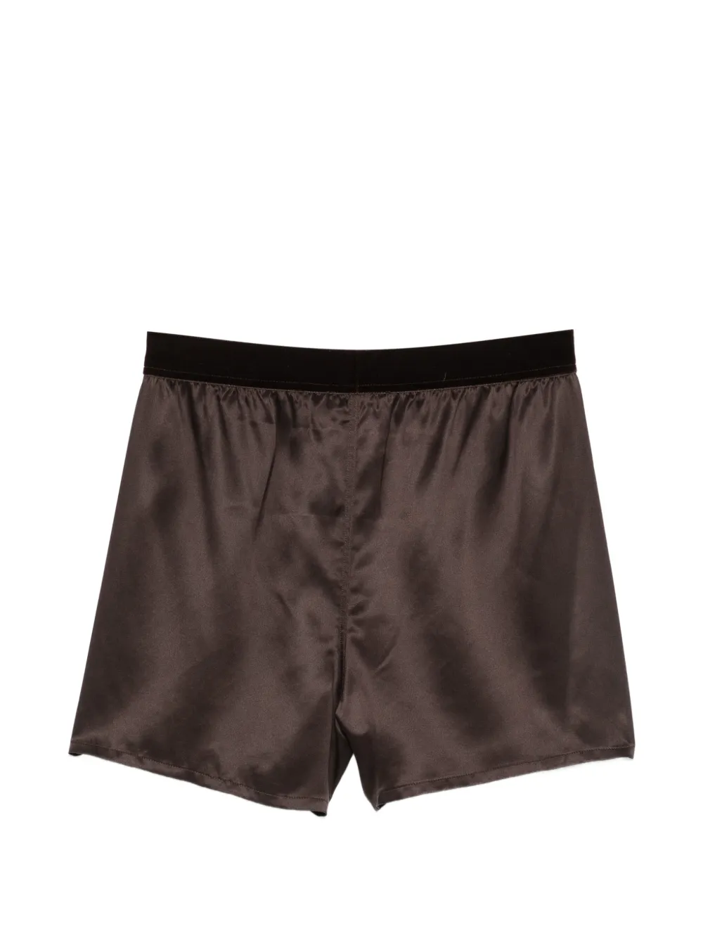 TOM FORD Gestreepte shorts Bruin