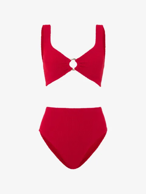 Hunza G Nadine hoop-detail bikini