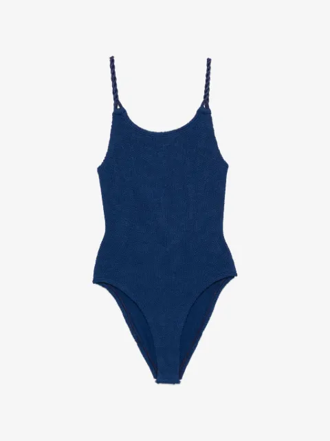 Hunza G Camille braided-strap swimsuit