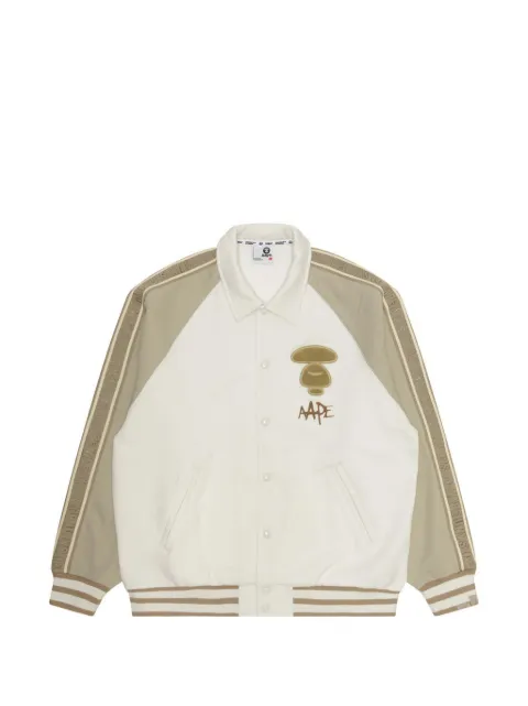 AAPE BY *A BATHING APE® embroidered baseball jacket