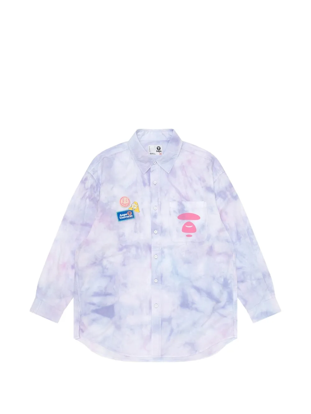 AAPE BY *A BATHING APE® relaxed tie-dye shirt