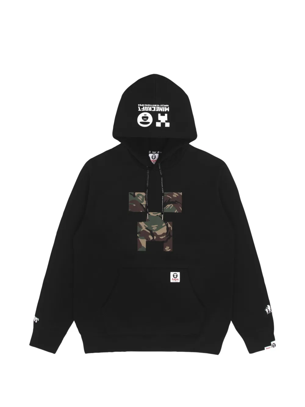 AAPE BY *A BATHING APE® logo back hoodie