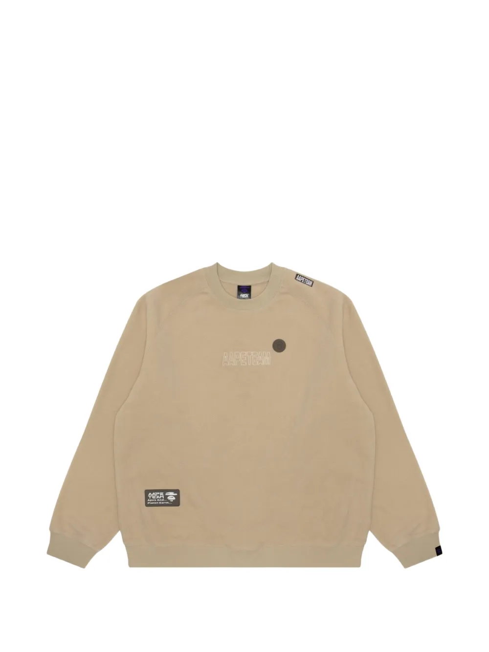 AAPE BY *A BATHING APE® moonface patch sweatshirt · L