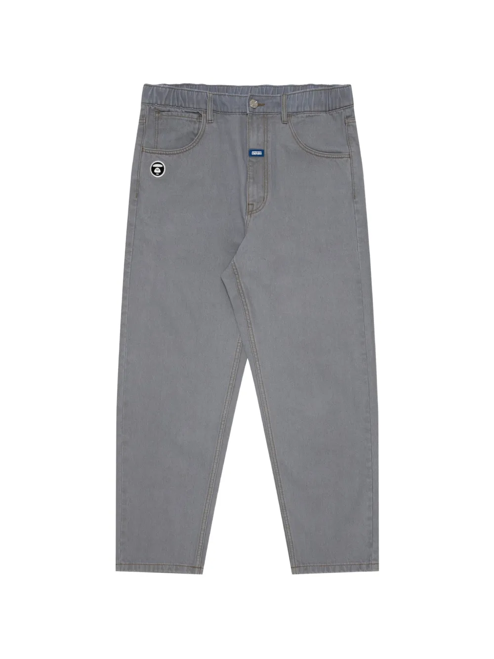 AAPE BY *A BATHING APE® moonface-patch jeans · S