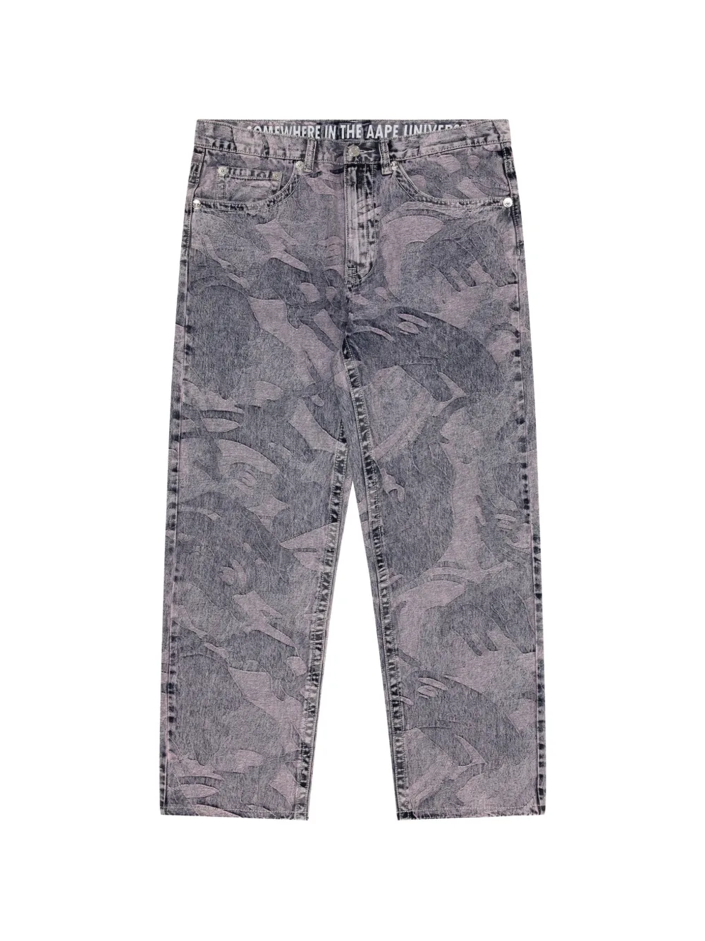 AAPE BY *A BATHING APE® camouflage jeans · S