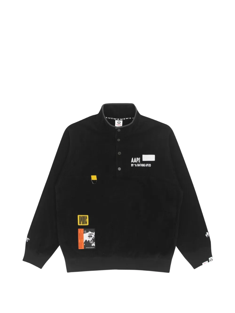 AAPE BY *A BATHING APE® logo-patch sweatshirt