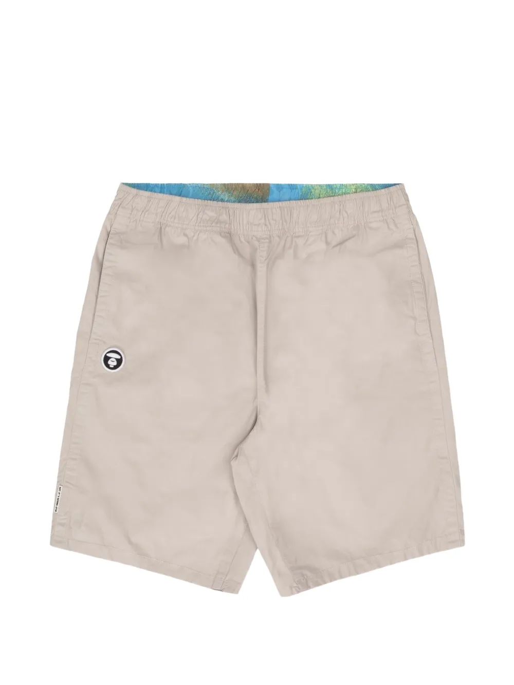 AAPE BY *A BATHING APE® moonface embroidered reversible shorts