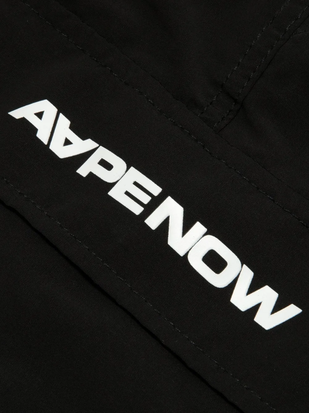  Aape By *a Bathing Ape® Moonface Logo Cargo Shorts - Neutrals 