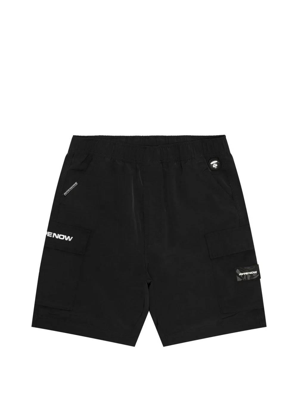 AAPE BY *A BATHING APE® moonface logo cargo shorts - Toni neutri