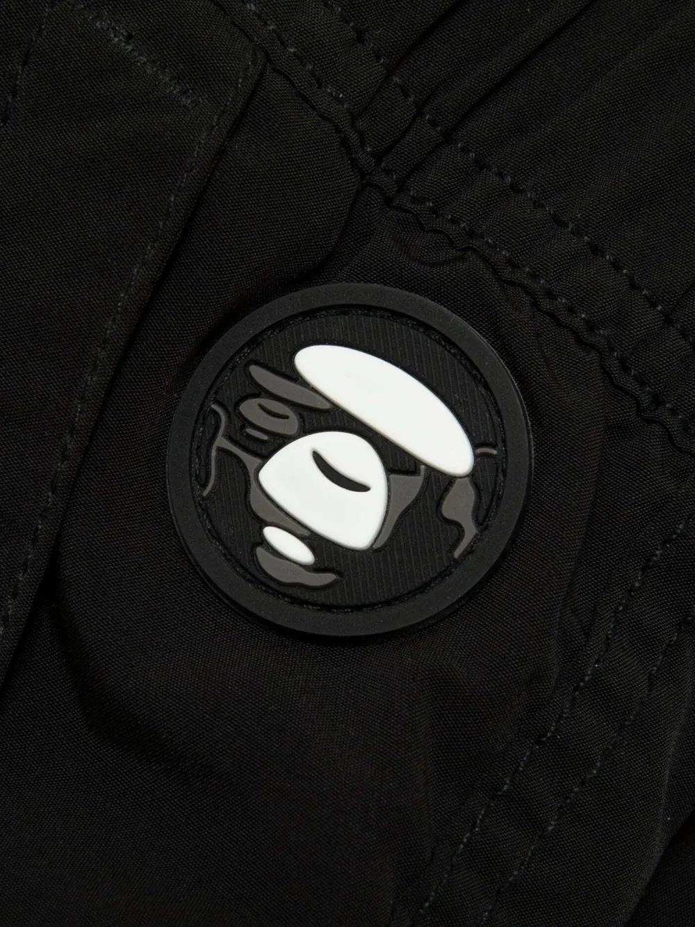 AAPE BY *A BATHING APE Moonface cargo shorts met logo Beige