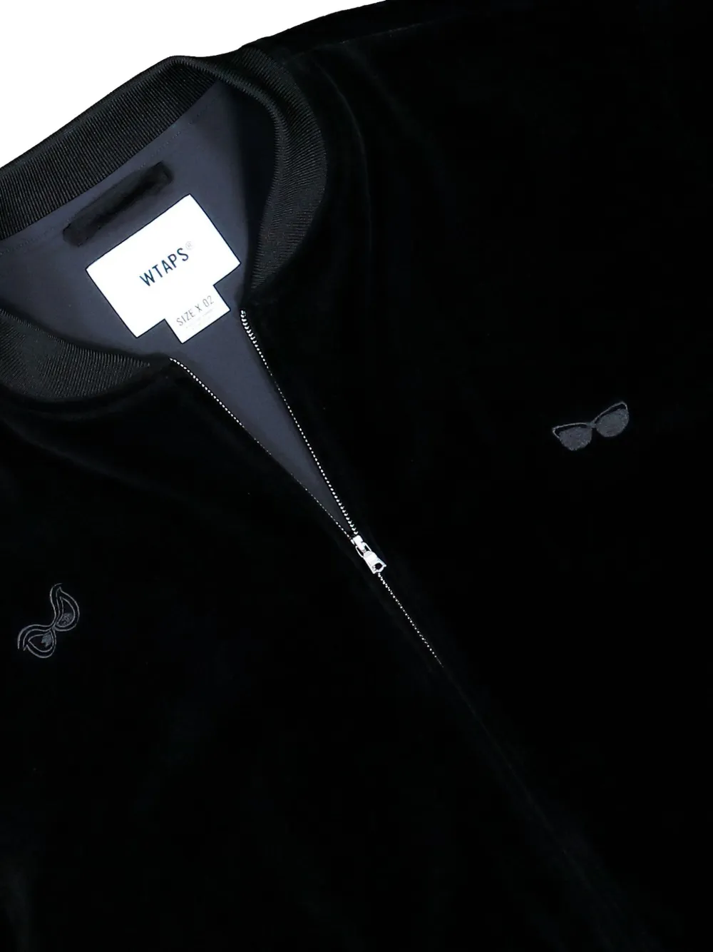 Wtaps Athl Embroidered Bomber Jacket - Black 