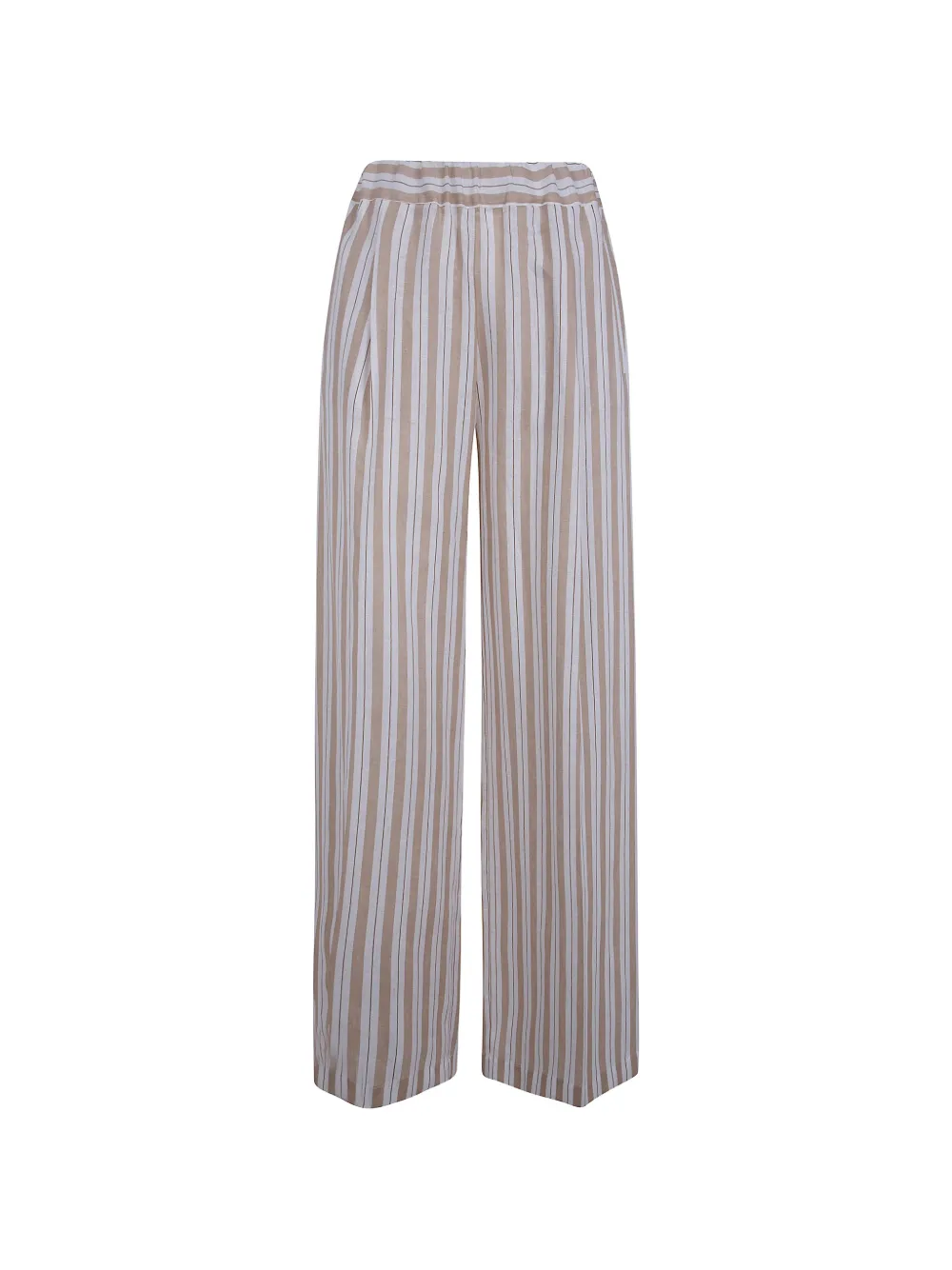 Semicouture striped pleated trousers - Toni neutri
