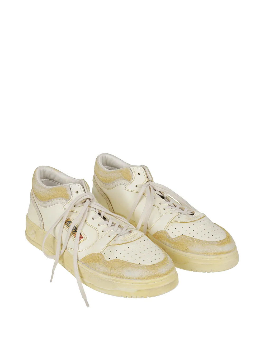 Autry Geperforeerde leren sneakers Wit