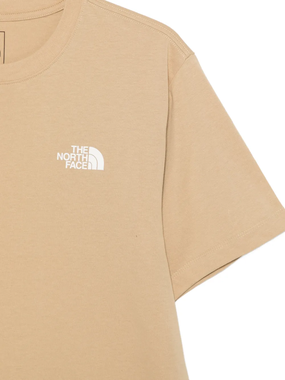 The North Face T-shirt met logoprint Beige