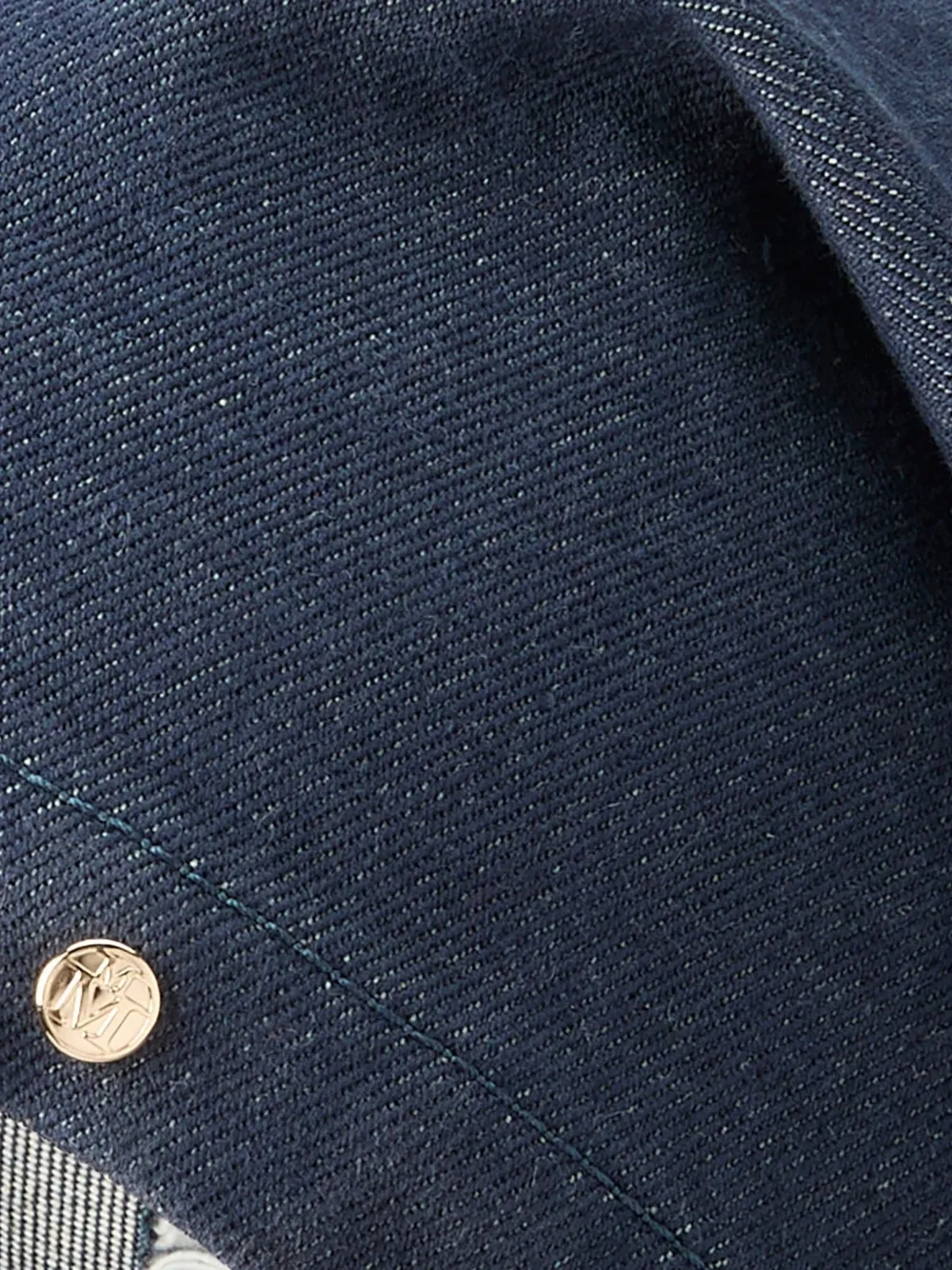 Maison Michel Natasha hoed met franje Blauw