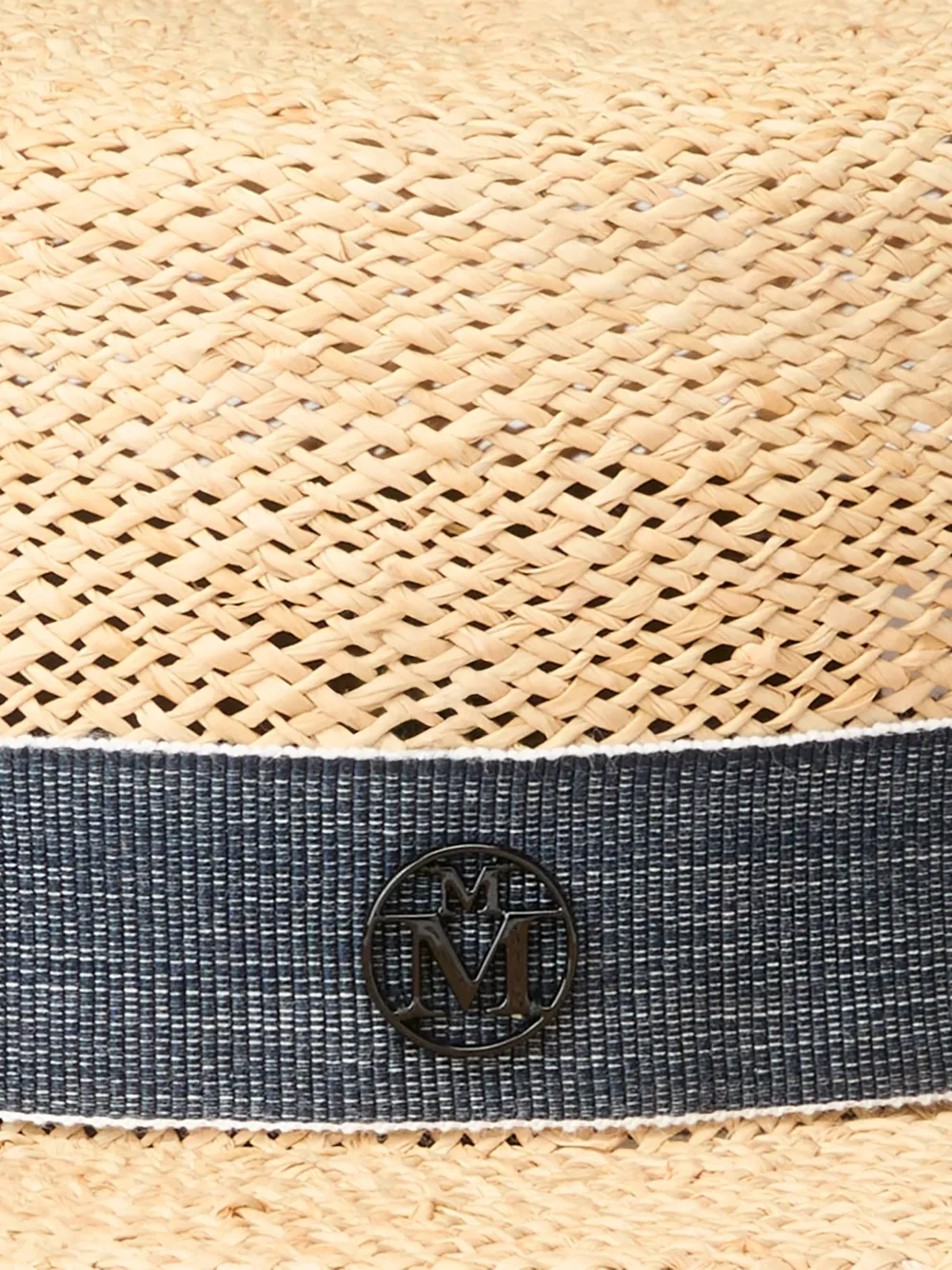 Maison Michel Kiki hoed met lint Beige