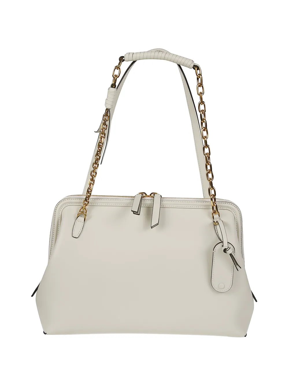 ETRO medium Doc chain leather shoulder bag - White