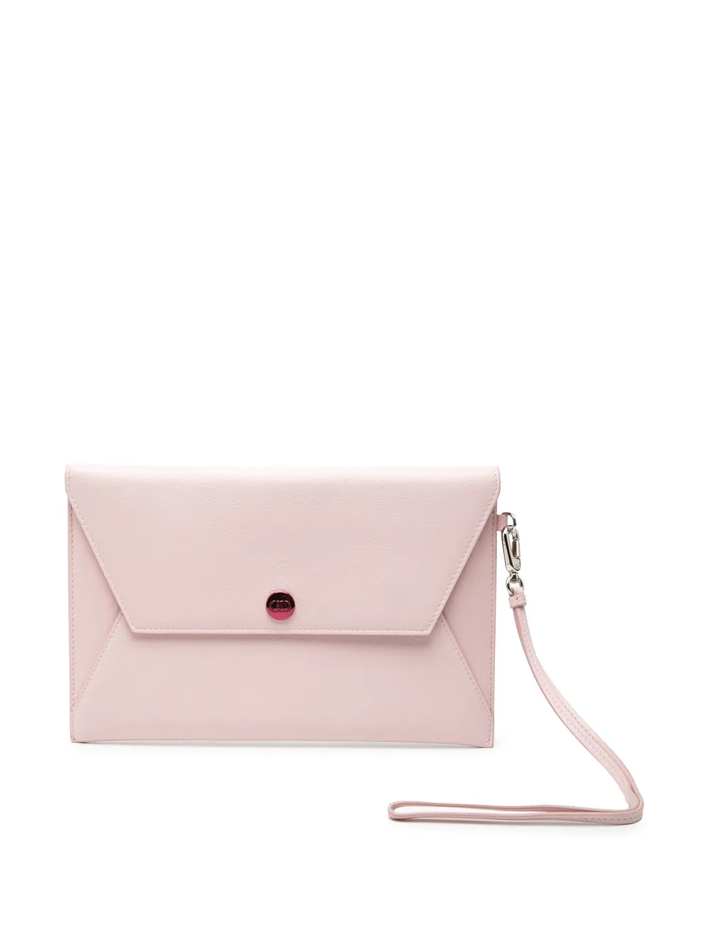 Christian Dior Pre-Owned 2013 Calfskin Envelope clutch bag - Rosa