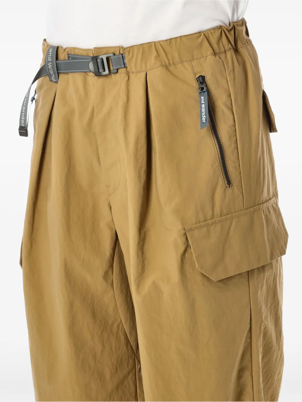  And Wander Twill Cargo Pants - Neutrals 
