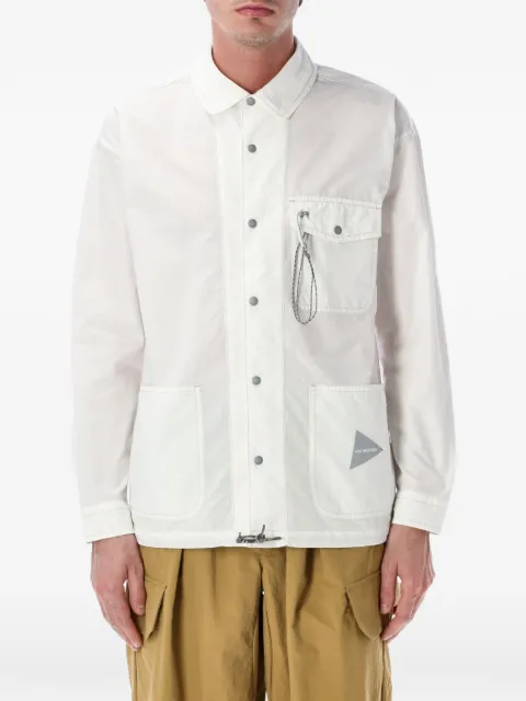 and Wander flap-pocket overshirt