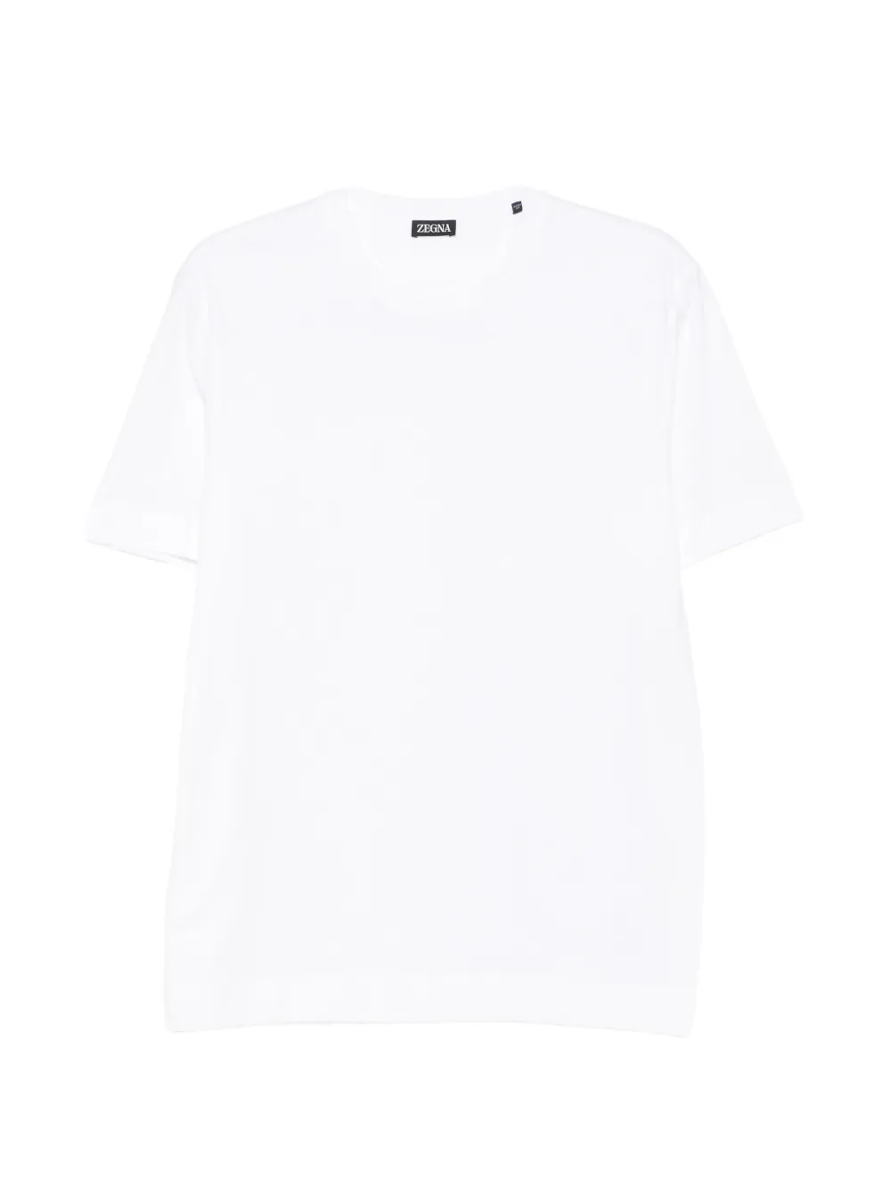 Zegna T-Shirt mit Logo-Print - Weiß