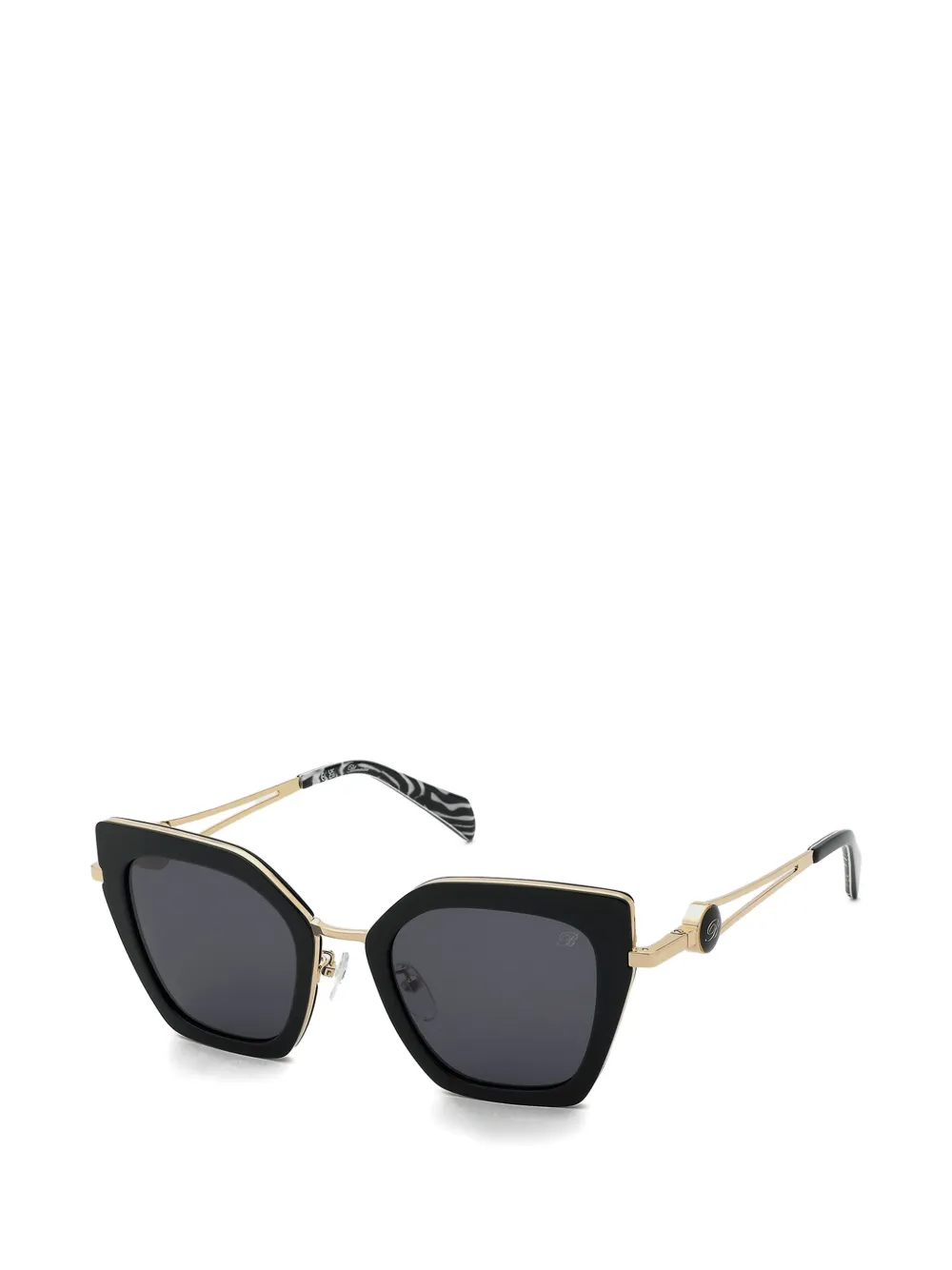Blumarine Zonnebril met cat-eye montuur Zwart