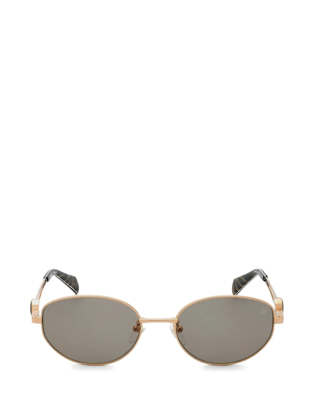 Blumarine oval-frame sunglasses - Gold