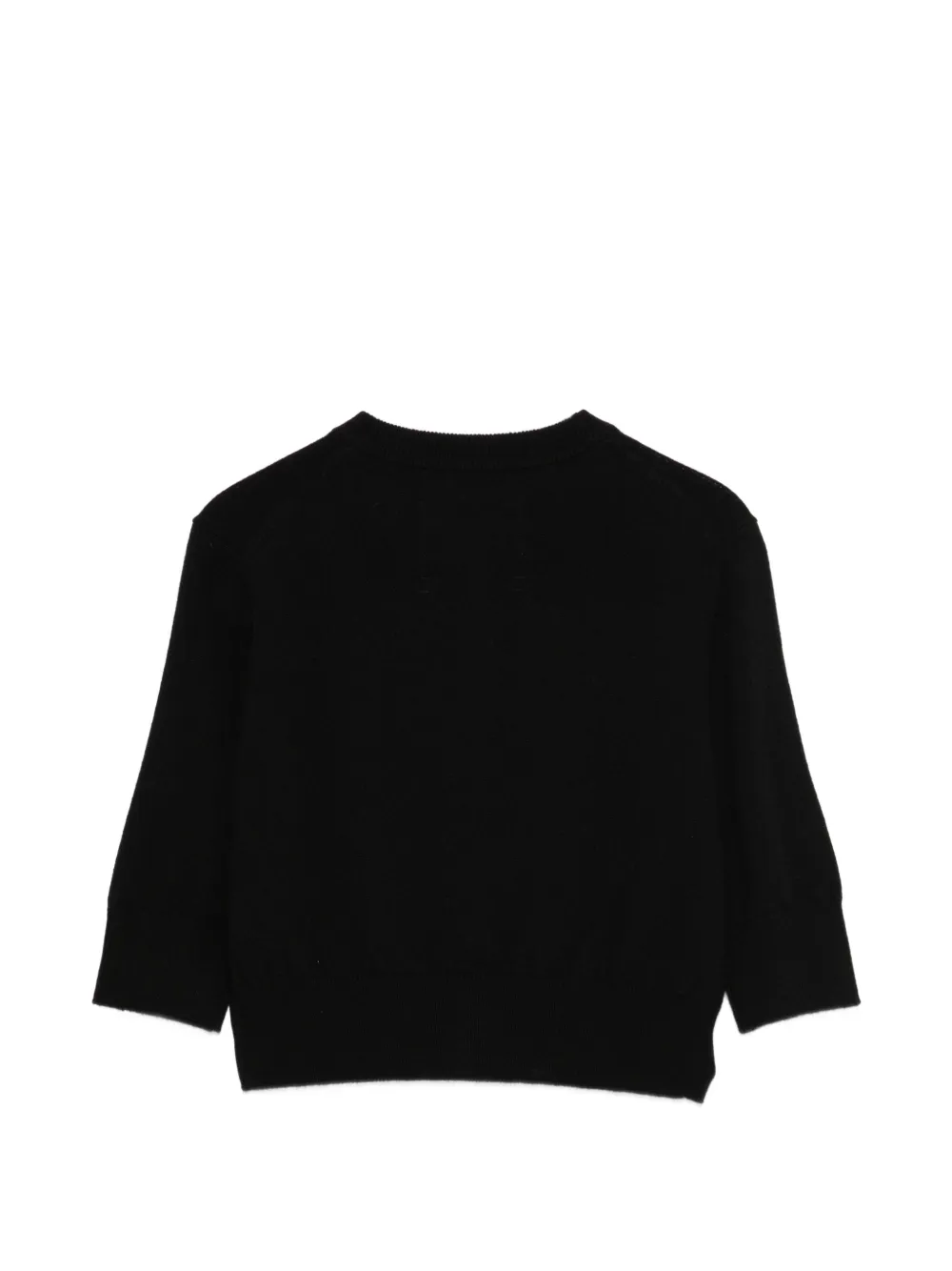 extreme cashmere Nº474 Super Little vest met knopen Zwart