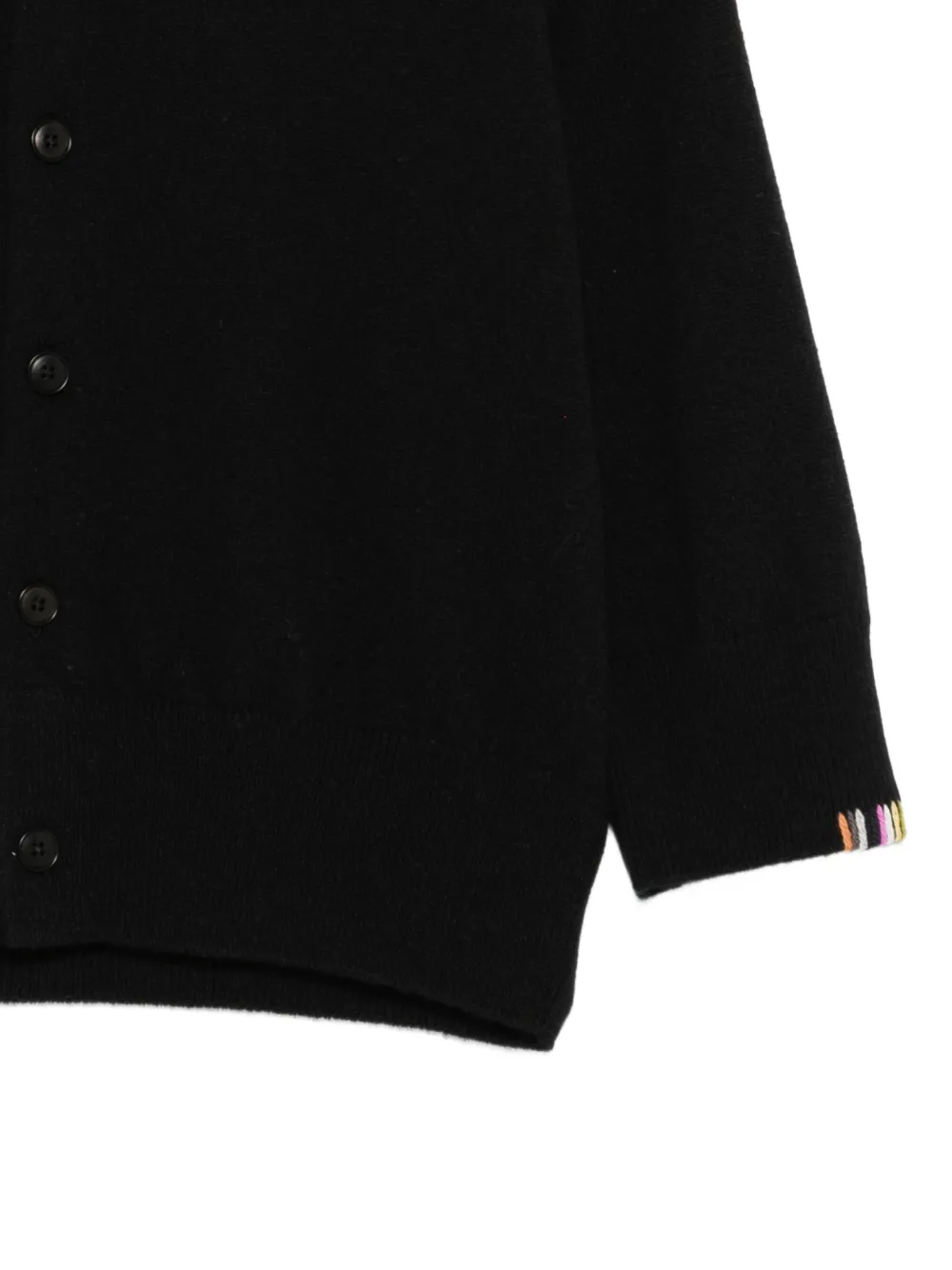 extreme cashmere Nº474 Super Little vest met knopen Zwart