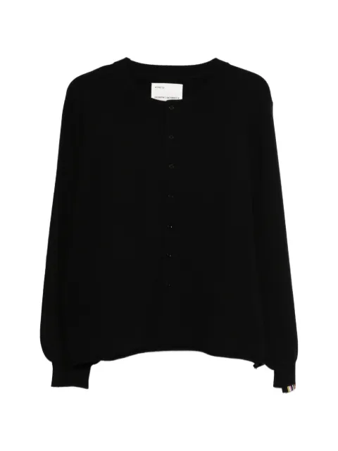 extreme cashmere Nº280 Bi crew-neck cardigan